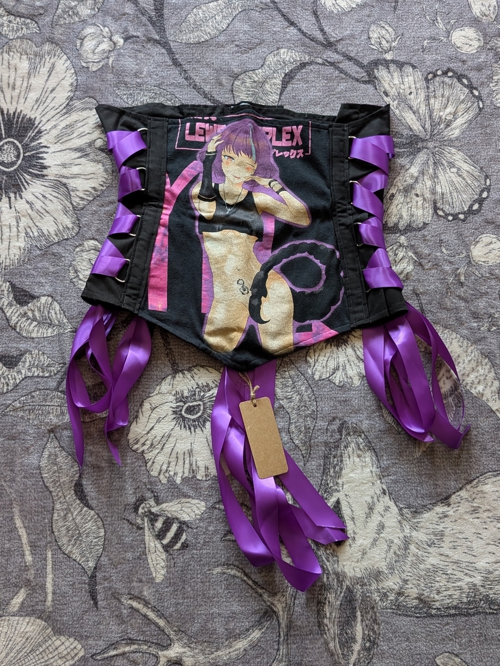 Anime Girl Underbust Corset Top